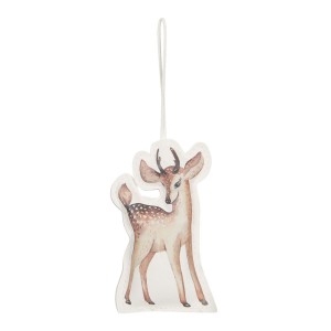Dřevěná dekorace srnečka - 8*2*14 cm
