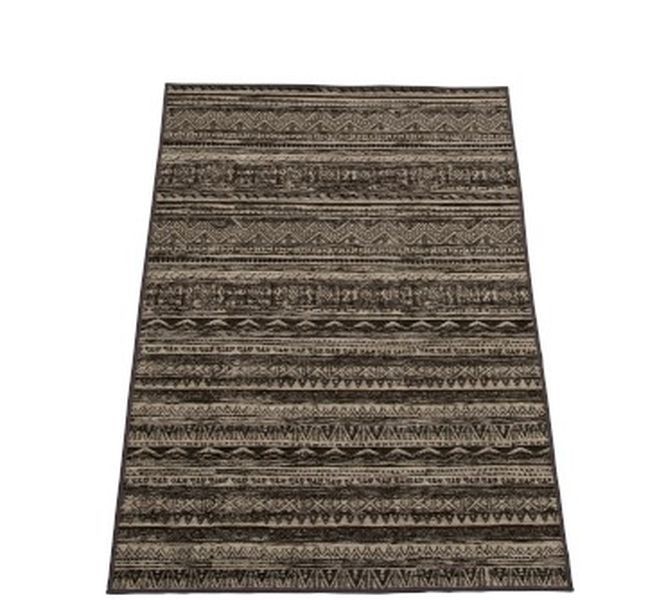Přírodno-černý koberec Ethnic -  70*110cm J-Line by Jolipa