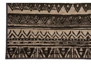 Přírodno-černý koberec Ethnic -  70*110cm