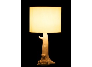 Stolní lampa s textilním stínidlem a medvídkem Bear - Ø 25*46 cm