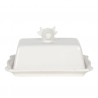 Bílá keramická máslenka s krávou Campagne - 18*14*8 cm

Barva: Bílá
Materiál: Keramika
Hmotnost: 0,555 kg
