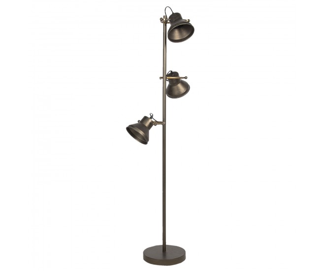 Měděná stojací lampa v industriálním stylu Acelet - 44*41*142 cm E27/max 3*40W Clayre & Eef