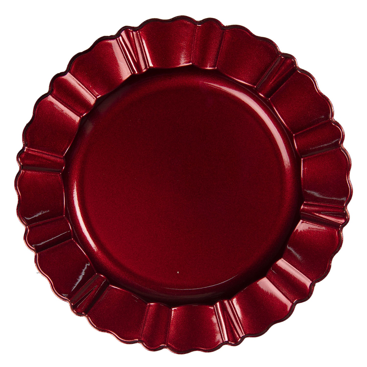 Červený melaninový talíř / podnos – Ø  33 cm