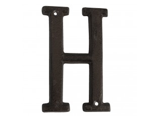 Nástěnné kovové písmeno H - 13 cm