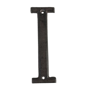 Nástěnné kovové písmeno I - 13 cm