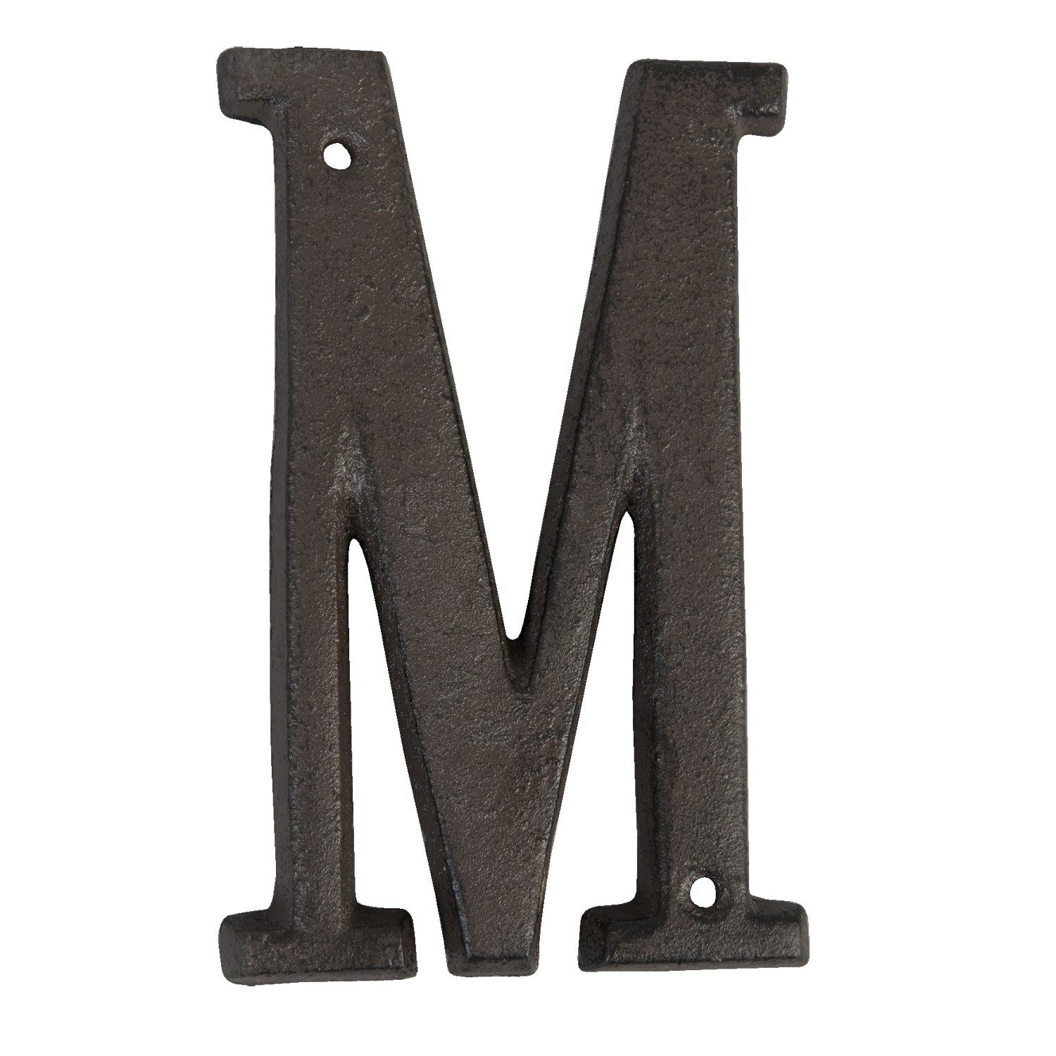 Nástěnné kovové písmeno M - 13 cm Clayre & Eef