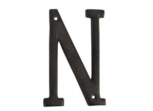 Nástěnné kovové písmeno N - 13 cm