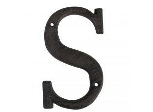 Nástěnné kovové písmeno S - 13 cm