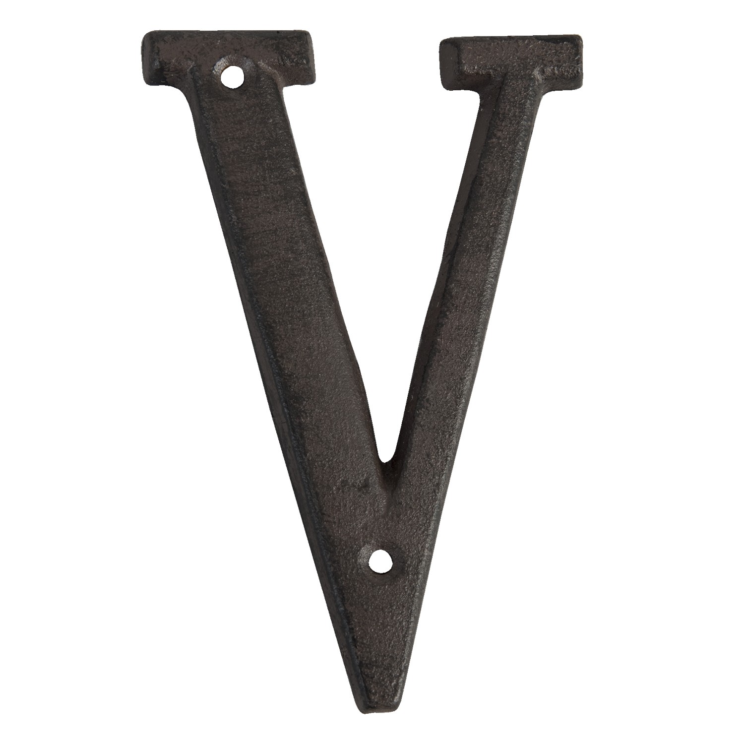 Nástěnné kovové písmeno V - 13 cm Clayre & Eef