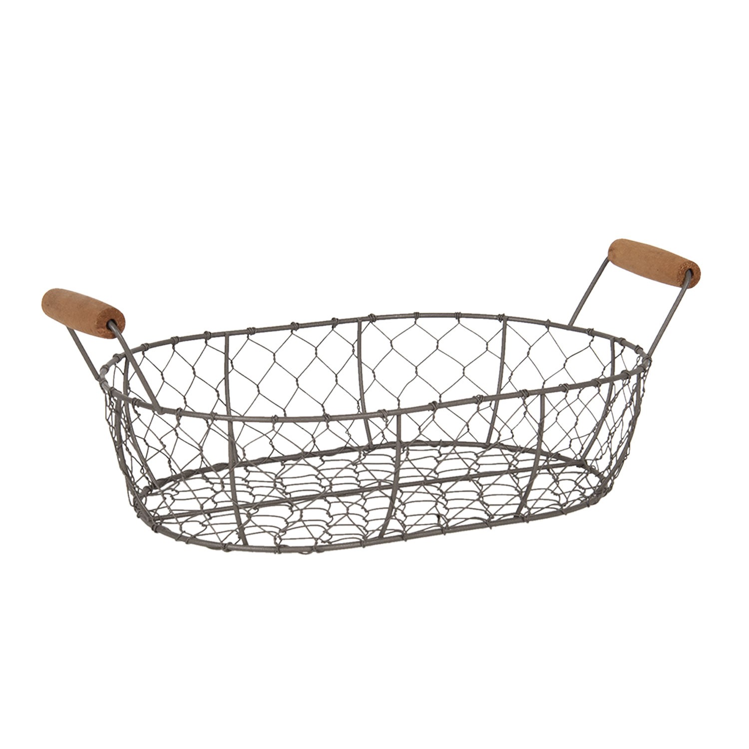 Sada 3 drátěných košíků Filaire - 42*27*15 / 38*23*14 / 34*19*13 cm