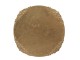 Zlatý antik kulatý podnos na dorty na noze - Ø 32*10 cm