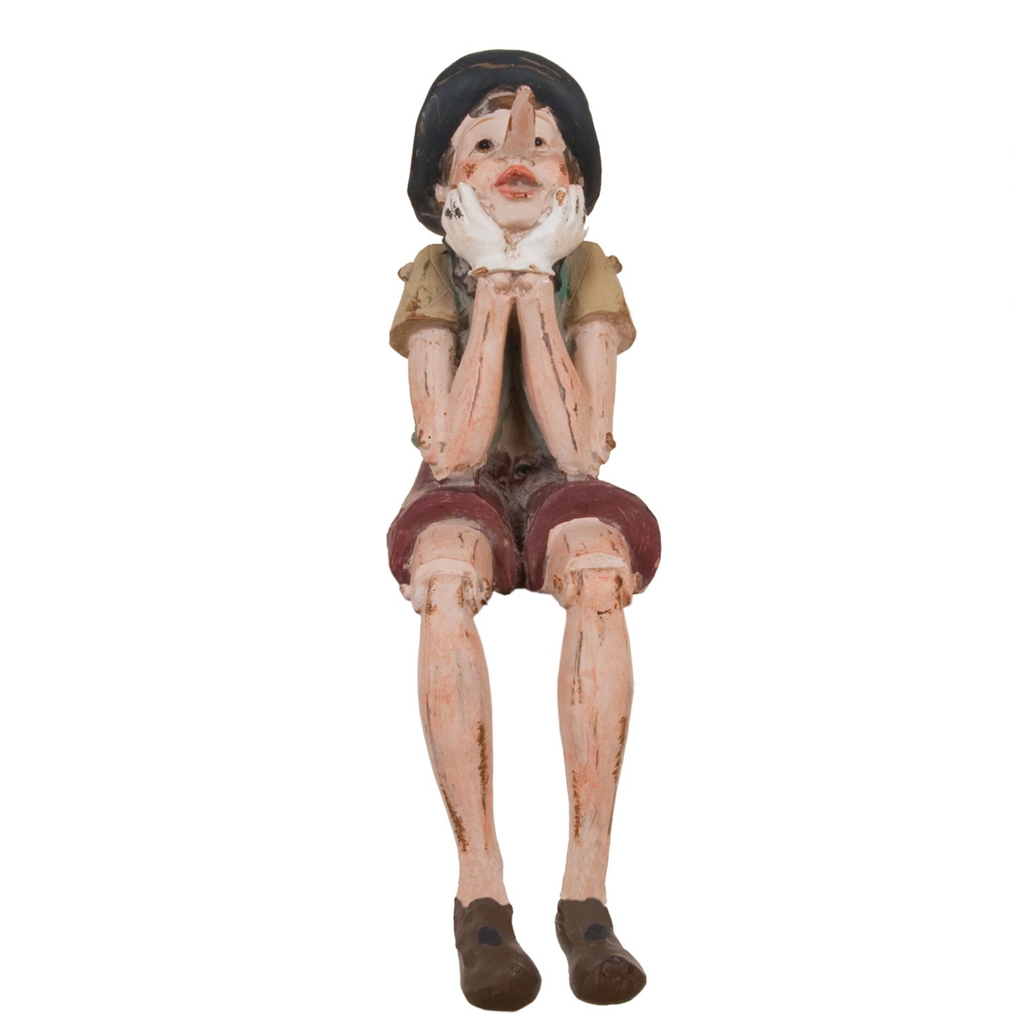 Dekorace sedící Pinocchio - 14*8*29 cm Clayre & Eef