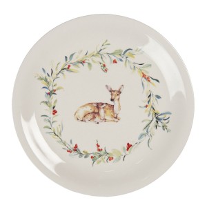 Keramický jídelní talíř Dearly Christmas – Ø 28 cm