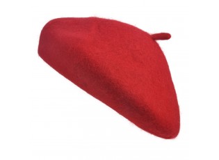 Červený dětský baret