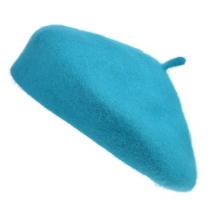 Modrý dětský baret
