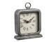 Šedé hranaté hodiny ve vintage stylu Mainard - 13*5*16 cm / 1*AA