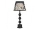 Černá stolní lampa Elephant – Ø 27*57 cm E27/max 1*60W
