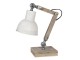 Dřevěno-kovová stolní lampa Amaury - 15*15*47 cm E27/max 1*60W