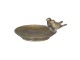 Dekorační bronzová miska s ptáčky - 11*9*2 cm