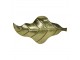 Zlatý dekorační kovový podnos / miska ve tvaru listu Banana- 36*18*3cm