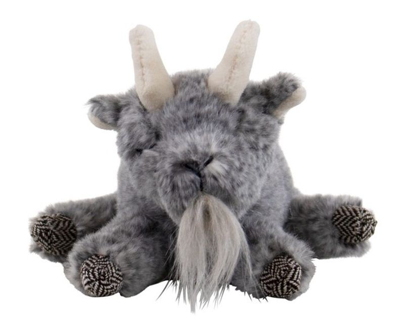 Plyšová hračka šedý spící kozlík – 17cm