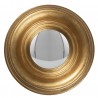 Nástěnné vypouklé zrcadlo ve zlatém rámu Beneoit – Ø 19 cmBarva: Zlatá Materiál: Dřevo / Sklo Hmotnost: 0,3 kg 