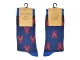 Veselé modré ponožky s humry - 39-41