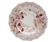 Porcelánový květovaný šálek s podšálkem - 12*9*8 / Ø 15*1 cm / 0.2L
