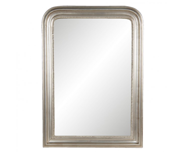 Vintage nástěnné zrcadlo ve stříbrném rámu Aloys - 76*3*106 cm