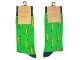 Veselé zelené ponožky s banány - 35-38