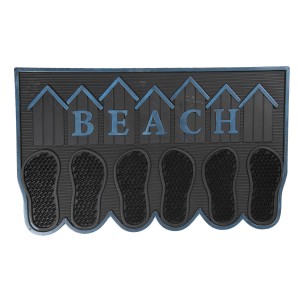 Gumová rohožka před dveře Beach - 75*45*1 cm