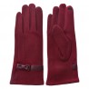 Vínové dámské rukavice s mašličkou - 8*24 cm Barva: vínováMateriál: 100% polyesterHmotnost: 0,065 kg