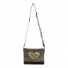 Plátěná crossbody kabelka přes rameno Hearth Wood - 23*18*2cm