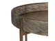 Měděný ethno odkládací stolek Guarin – Ø 60*50 cm
