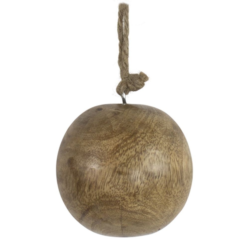 Dekorační dřevěná ozdoba koule - Ø 10cm CIDBH10
