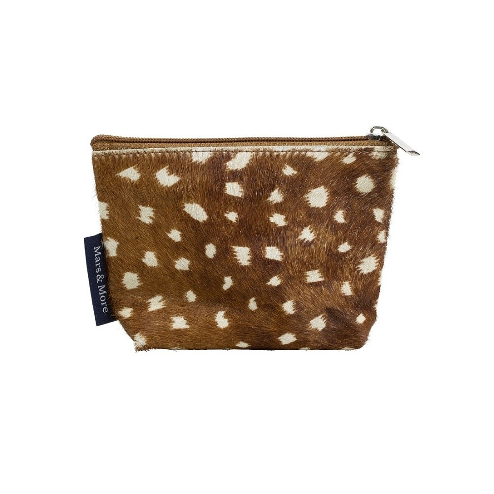 Kožená taštička na make up Jelen - 15*5*12cm
