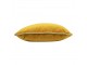 Medový sametový polštář obšitý krouceným zlatým provázkem Velvet - 45*10*45cm