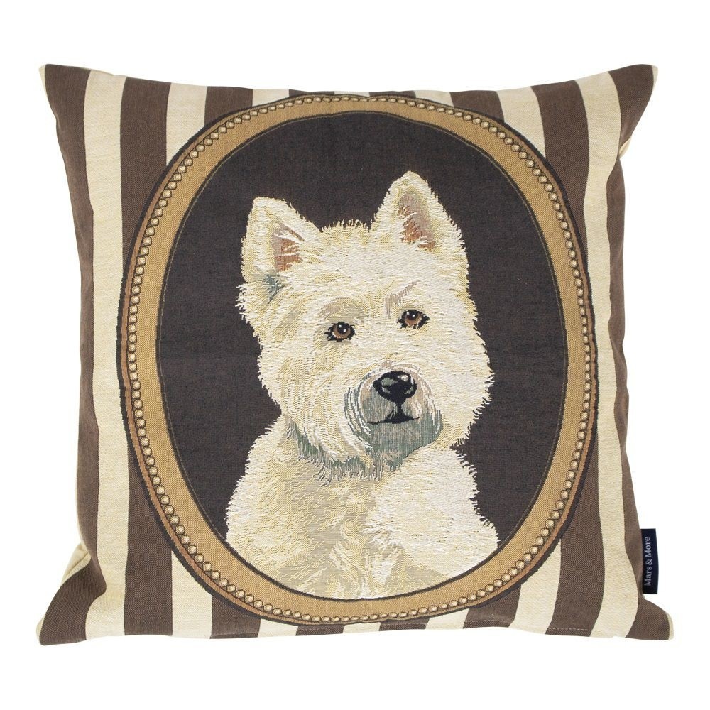 Gobelínový polštář West highland white teriér - 45*15*45 cm
