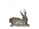 Stříbrná kovová mísa ve tvaru jelena - 21*21,5*1,5cm