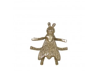 Dekorativní soška zlaté můry S - 8*2*9cm