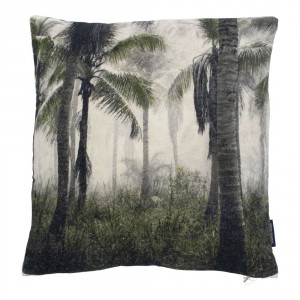 Sametový polštář s palmami Palm - 45*45*10cm