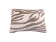 Bílo hnědý polštář Zebra - 40*60*15cm