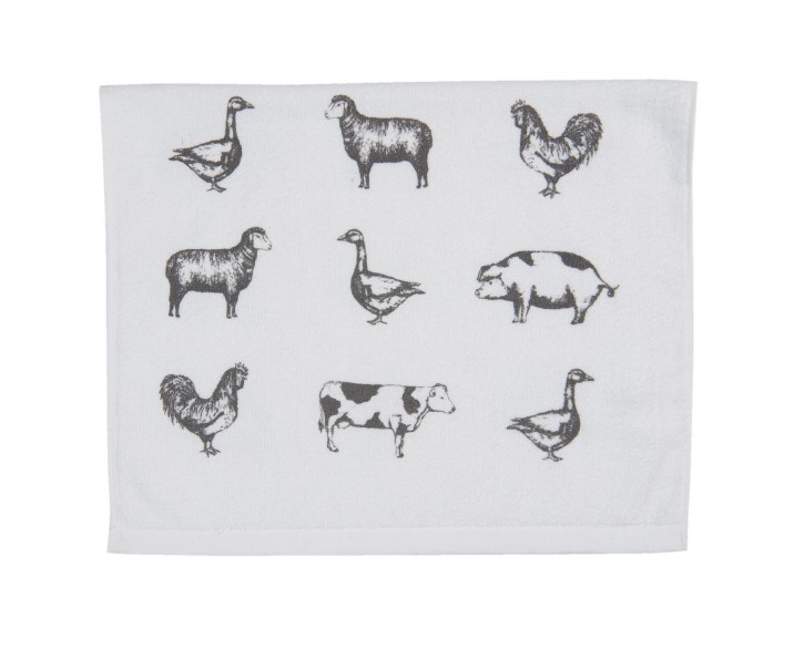Kuchyňský froté ručník Country Life Animals - 40*66 cm