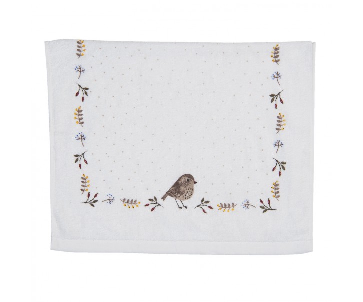 Kuchyňský froté ručník s motivem ptáčka Moineau - 40*66 cm