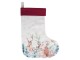 Textilní vánoční punčocha Dearly Christmas - 30*40 cm