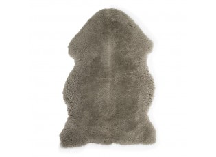 Dekorativní béžovo šedá kožešina z ovčí kůže - 60*90*5cm