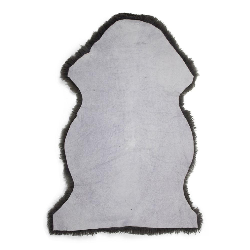 Dekorativní šedá kožešina z ovčí kůže - 60*90*5cm