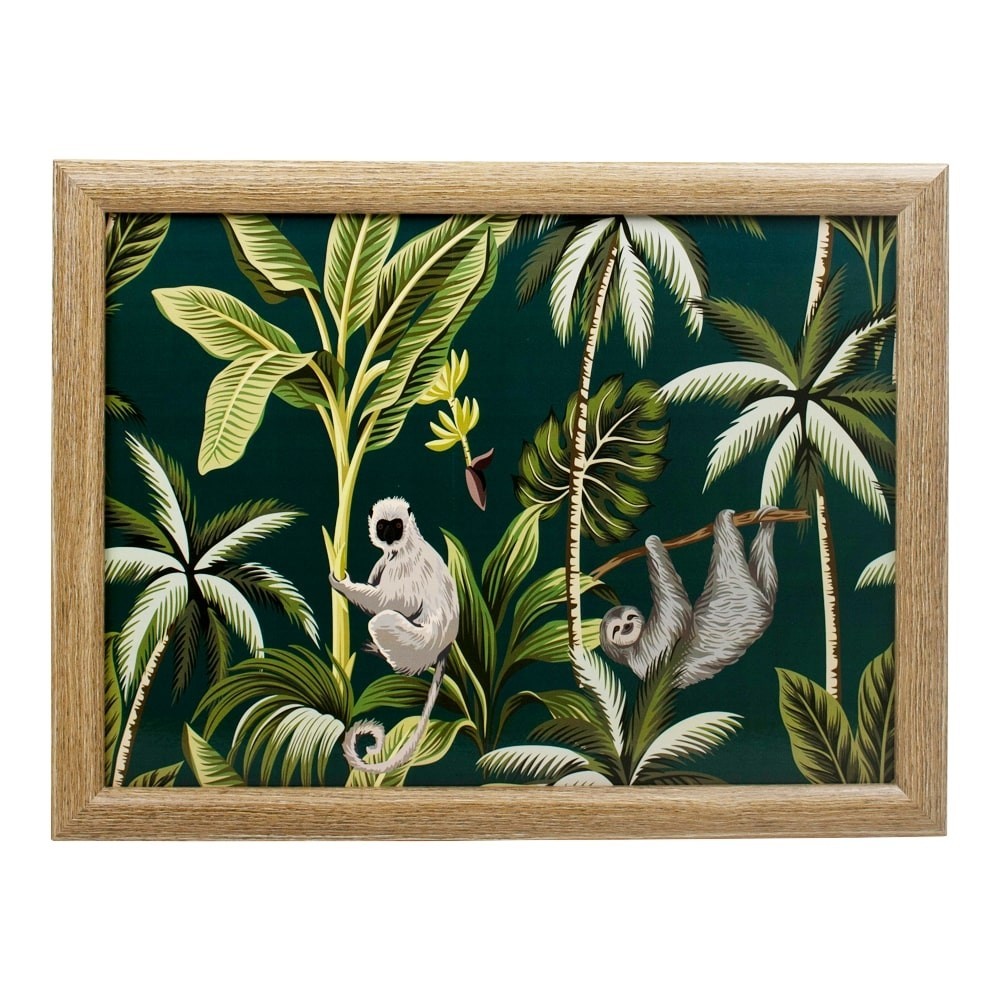 Podnos na nohy Jungle Black - 43*33*7cm