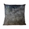 Sametový polštář s motivem krokodýlí kůže - 45*45*10cm