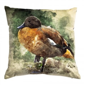 Sametový polštář divoká kachna - 45*45*10cm